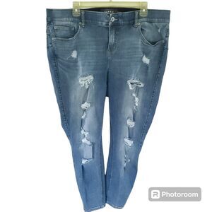 Torrid Jeans Womens size 20s Blue Bombshell Skinny Premium Stretch 39x26